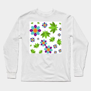 Beautiful Summer Flowers Long Sleeve T-Shirt